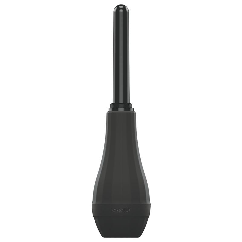 Perfect Fit Ergoflo Extra Anal Douche - Black