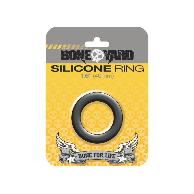 Boneyard Silicone Ring 40mm Black