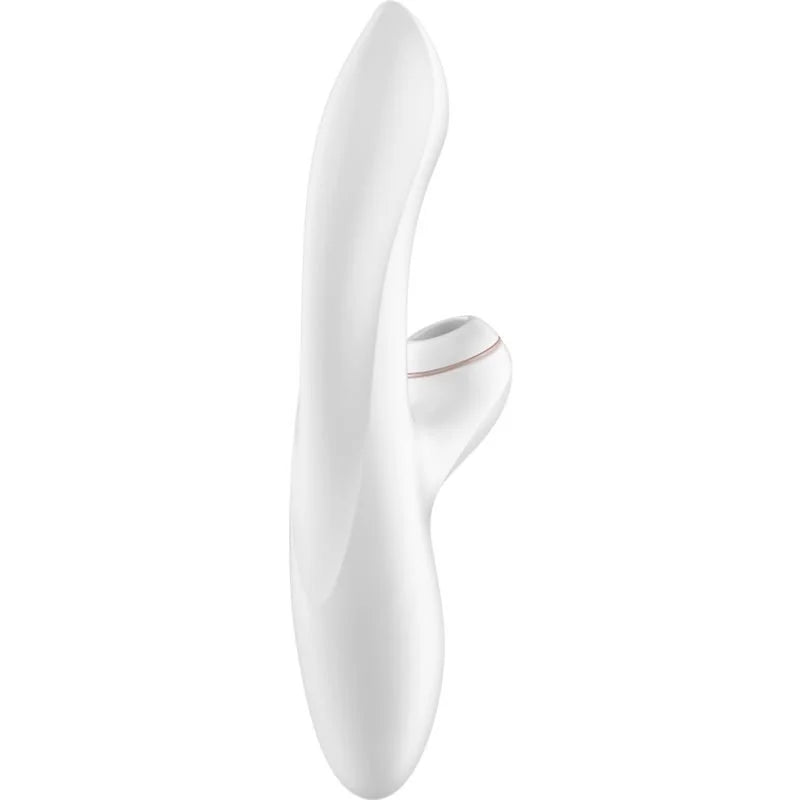 Satisfyer Pro+ Air Pulse Rabbit Vibrator with Clitoral Suction  8.7" - White
