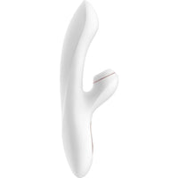 Satisfyer Pro+ Air Pulse Rabbit Vibrator with Clitoral Suction  8.7" - White