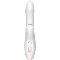 Satisfyer Pro+ Air Pulse Rabbit Vibrator with Clitoral Suction  8.7" - White