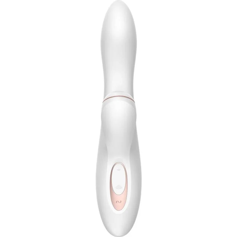 Satisfyer Pro+ Air Pulse Rabbit Vibrator with Clitoral Suction  8.7" - White