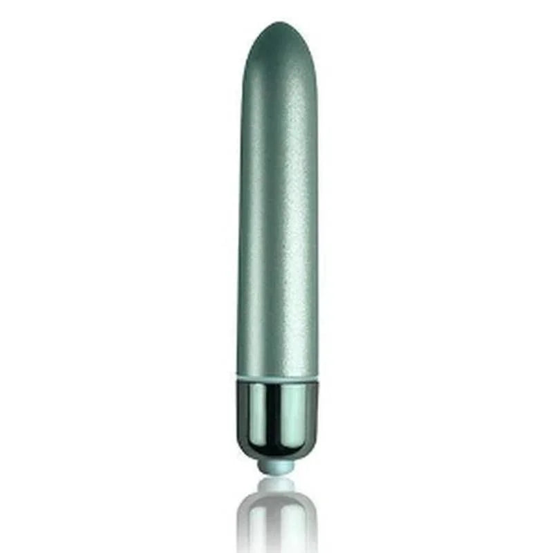 Rocks Off RO-90 Touch of Velvet Aqua Lily Vibrating Bullet - Aqua