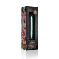 Rocks Off RO-90 Touch of Velvet Aqua Lily Vibrating Bullet - Aqua