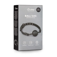Gags Ball Gag With Silicone Ball - Black