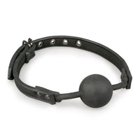 Gags Ball Gag With Silicone Ball - Black