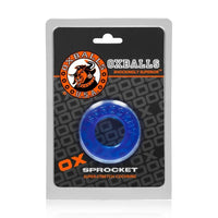 OxBalls Sprocket Cock Ring - Ice Blue
