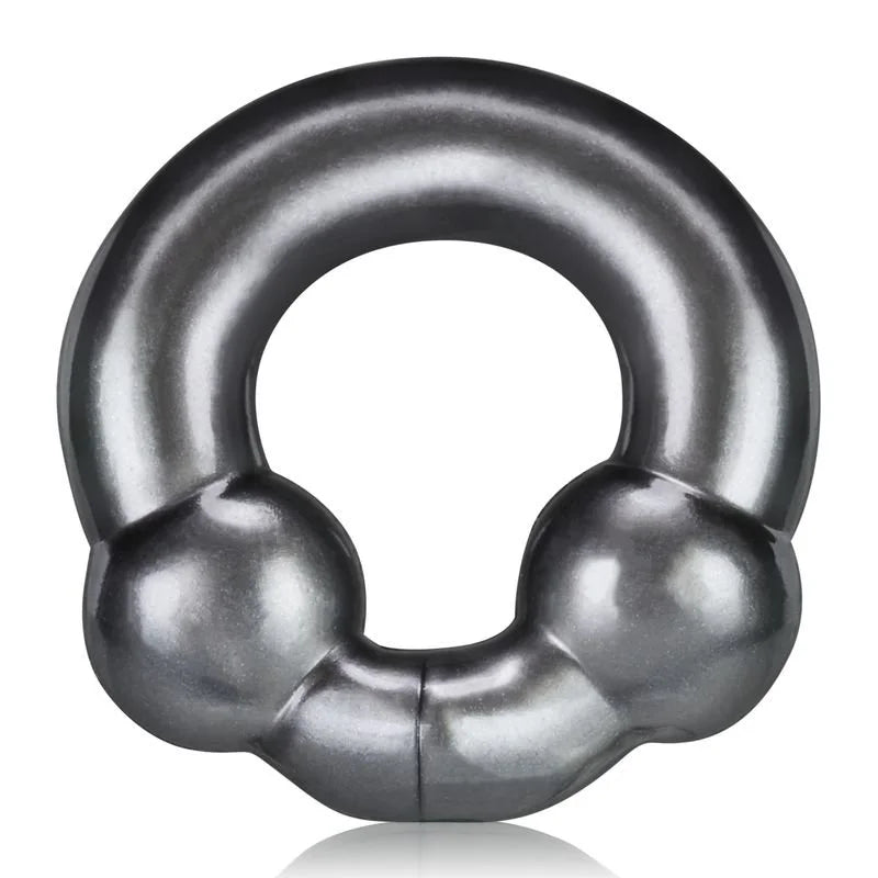 OxBalls Ultraballs Cock Rings 2 Pack - Red & Steel