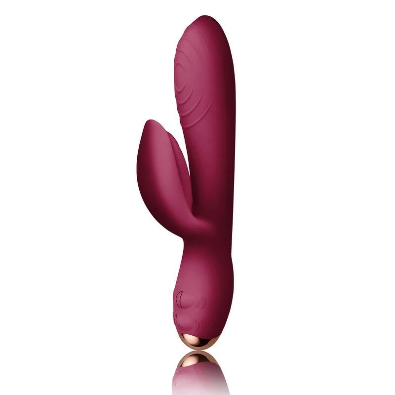 Rocks Off Every Girl Rabbit Vibrator Burgundy - Red