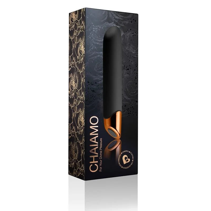Rocks Off Chaiamo Rechargeable Black Vibrator - Black