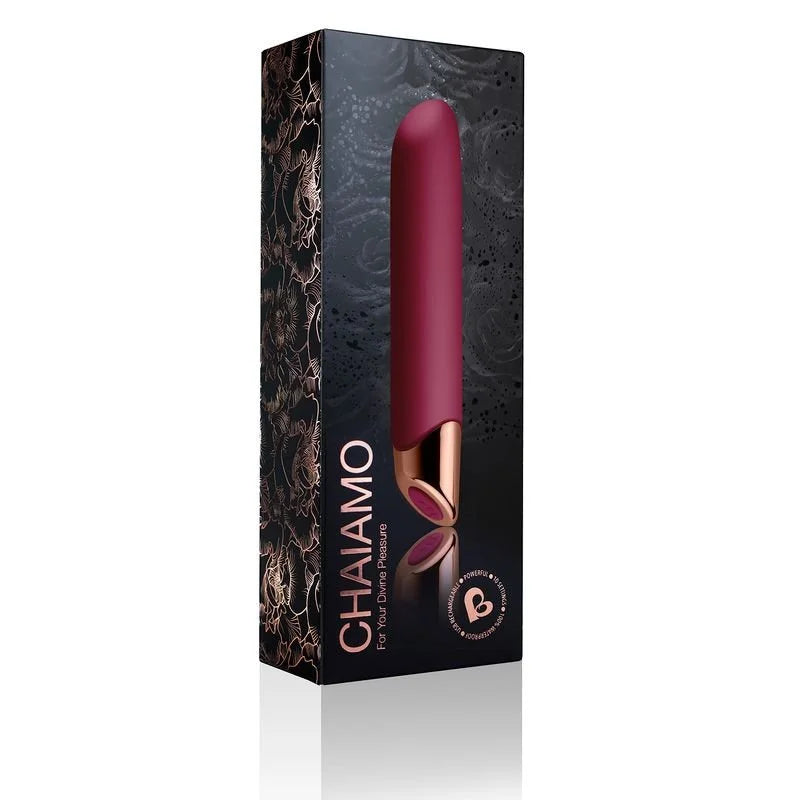 Rocks Off Chaiamo Rechargeable Vibrator - Burgundy