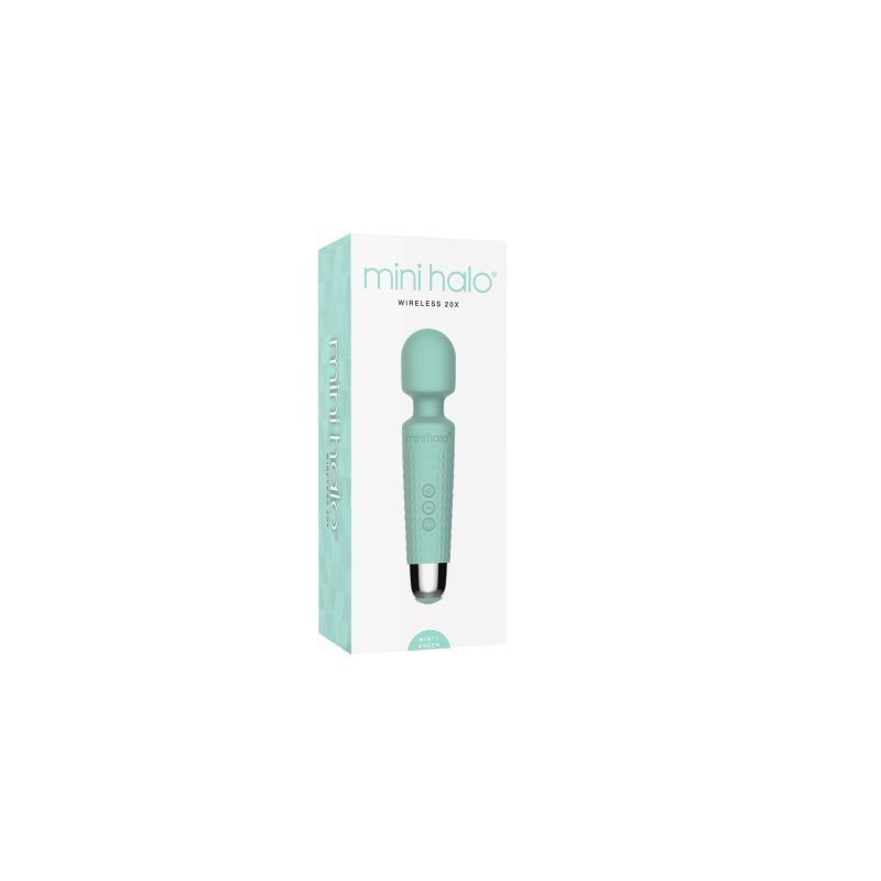 Shibari Mini Wand Halo 20X Minty Green