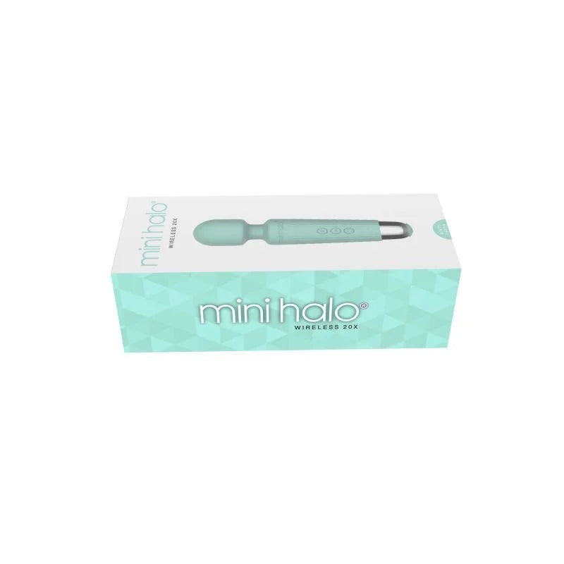 Shibari Mini Wand Halo 20X Minty Green