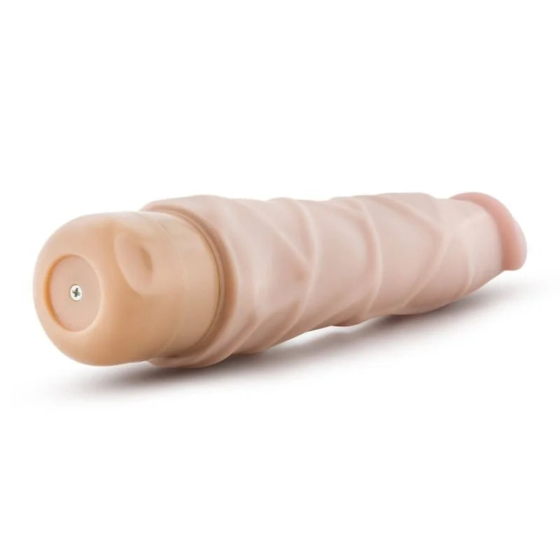 Dr Skin Cock Vibe 1 Vibrating Cock Beige Vibrator 9" - Beige