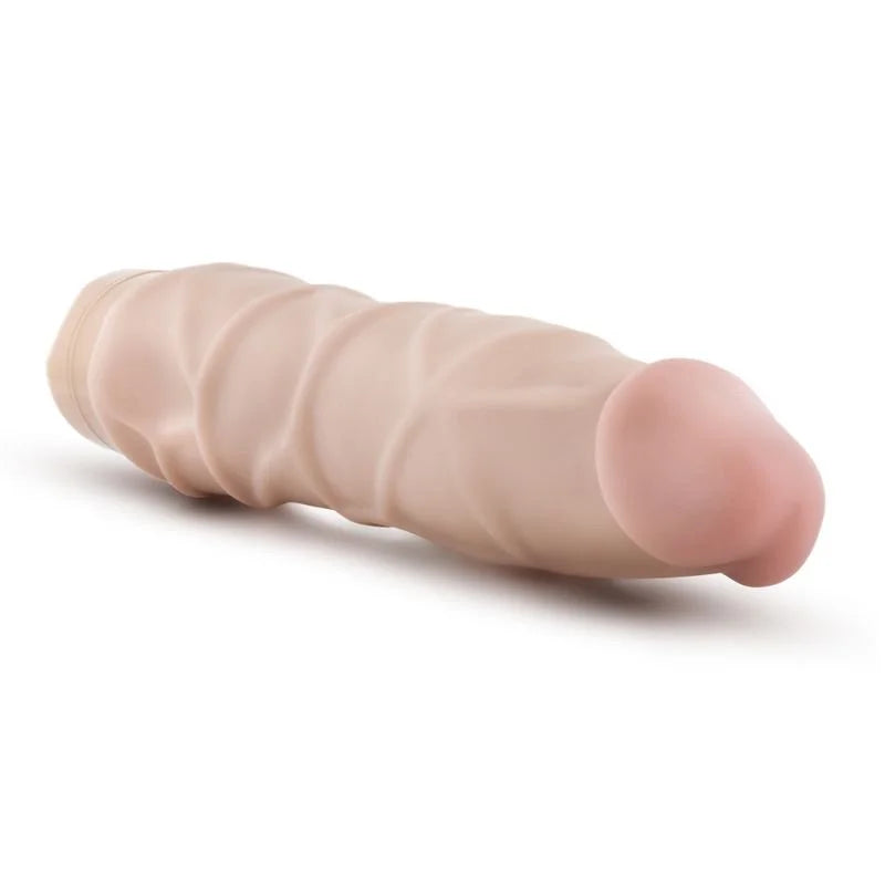 Dr Skin Cock Vibe 1 Vibrating Cock Beige Vibrator 9" - Beige
