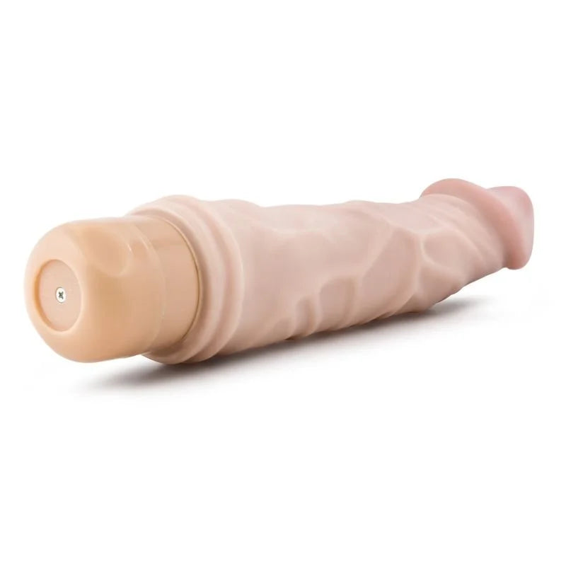 Dr Skin Cock Vibe 6 Vibrator 8.5" - Beige