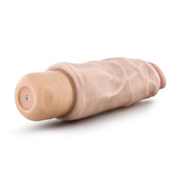 Dr Skin Cock Vibe Vibrating Cock Beige Vibrator 7.5" - Beige