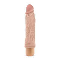 Dr Skin Cock Vibe 10 Vibrating Cock Beige Vibrator 8.5" - Beige