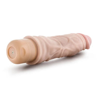 Dr Skin Cock Vibe 10 Vibrating Cock Beige Vibrator 8.5" - Beige