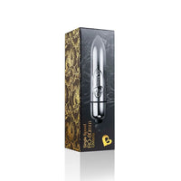 Rocks Off RO-80 Single Speed Bullet Chrome Vibrating Bullet - Chrome