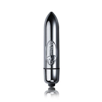 Rocks Off RO-80 Single Speed Bullet Chrome Vibrating Bullet - Chrome