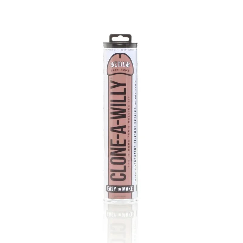 Clone a Willy Medium Skin Tone Dildo - Brown