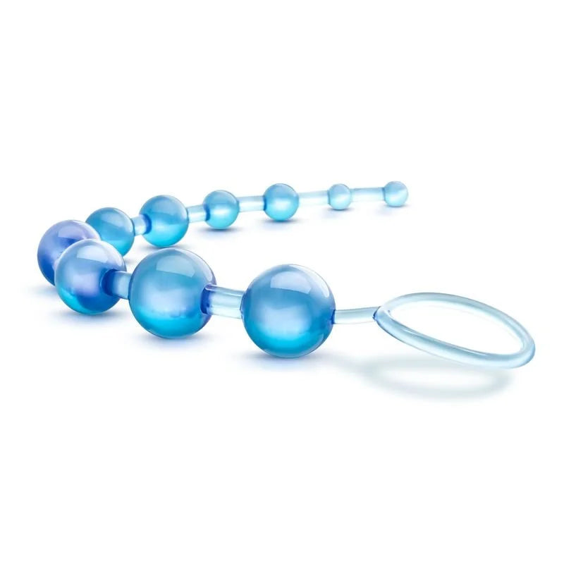 Blush B Yours Basic Anal Beads - Blue