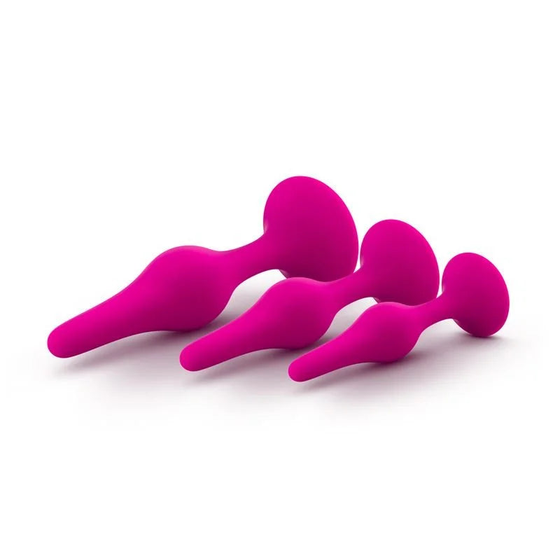 Blush Luxe Beginner Butt Plug Kit - Pink