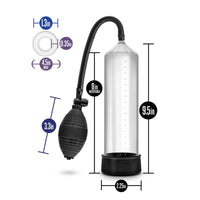 Blush Performance VX101 Male Enhancement Pump - Clear