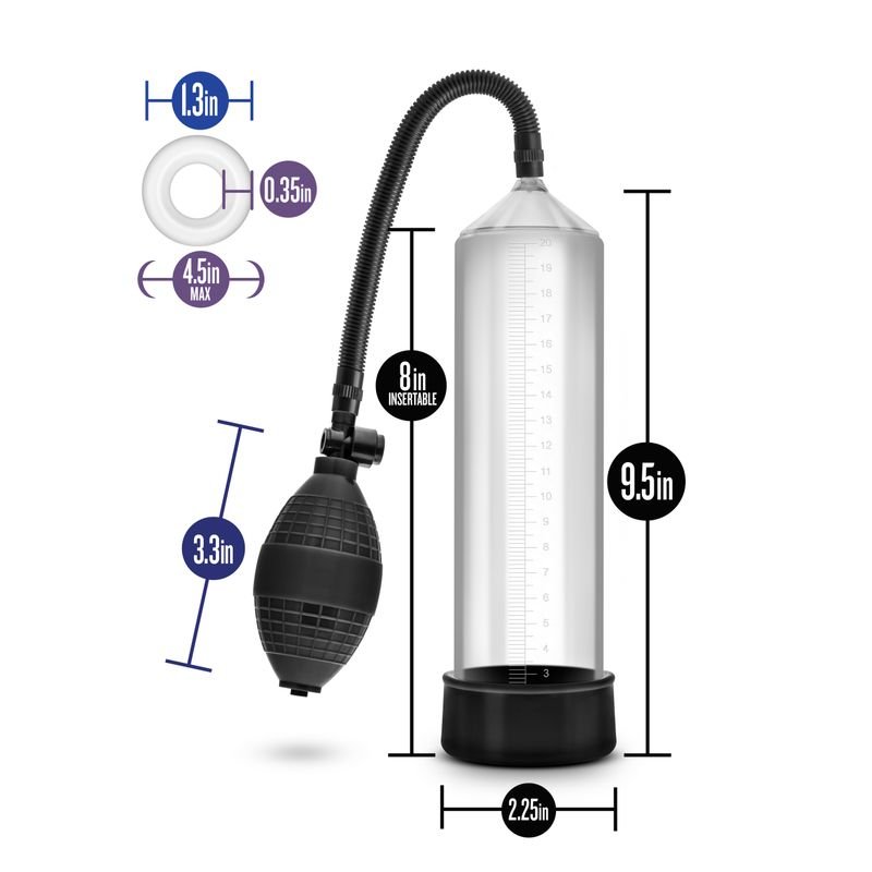 Blush Performance VX101 Male Enhancement Pump - Clear