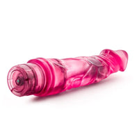 B Yours Vibe 6 Vibrating Dildo 9" - Pink