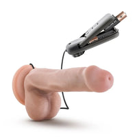 Dr Skin Dr Rob Vibrating Cock with Suction Cup Vanilla Vibrator 6" - Vanilla