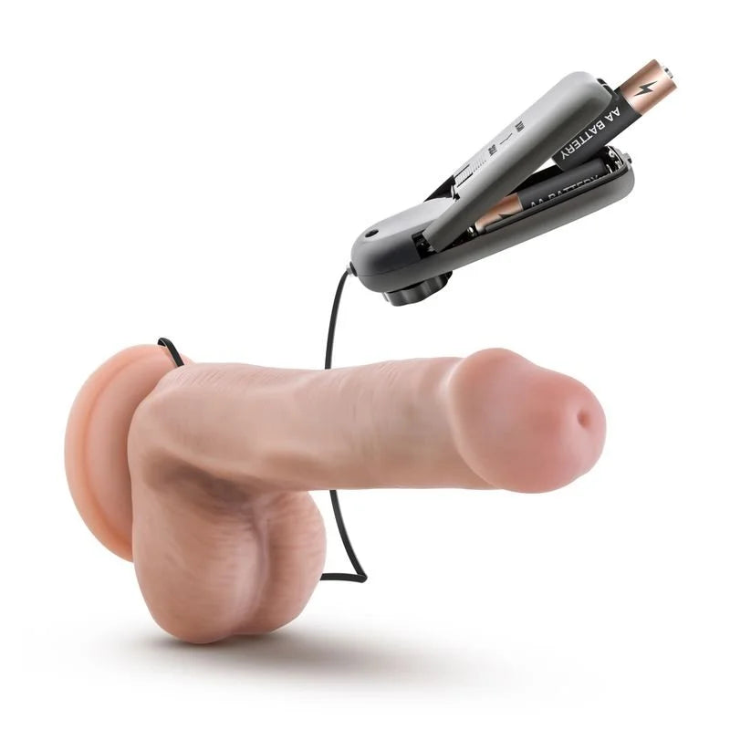 Dr Skin Dr Rob Vibrating Cock with Suction Cup Vanilla Vibrator 6" - Vanilla