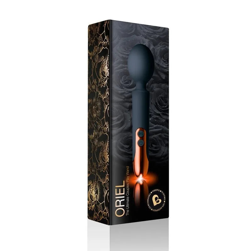 Rocks Off Oriel Rechargeable Wand Vibrator - Black