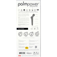 PalmPower Extreme Rechargable Wand - Black