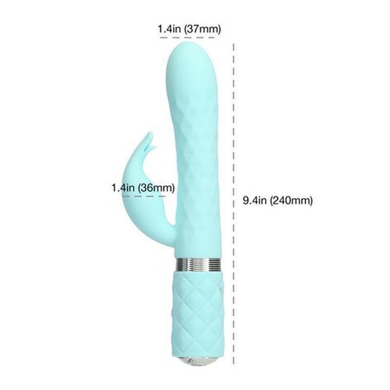 Pillow Talk Lively G-Spot & Clitoral Vibrator – Teal