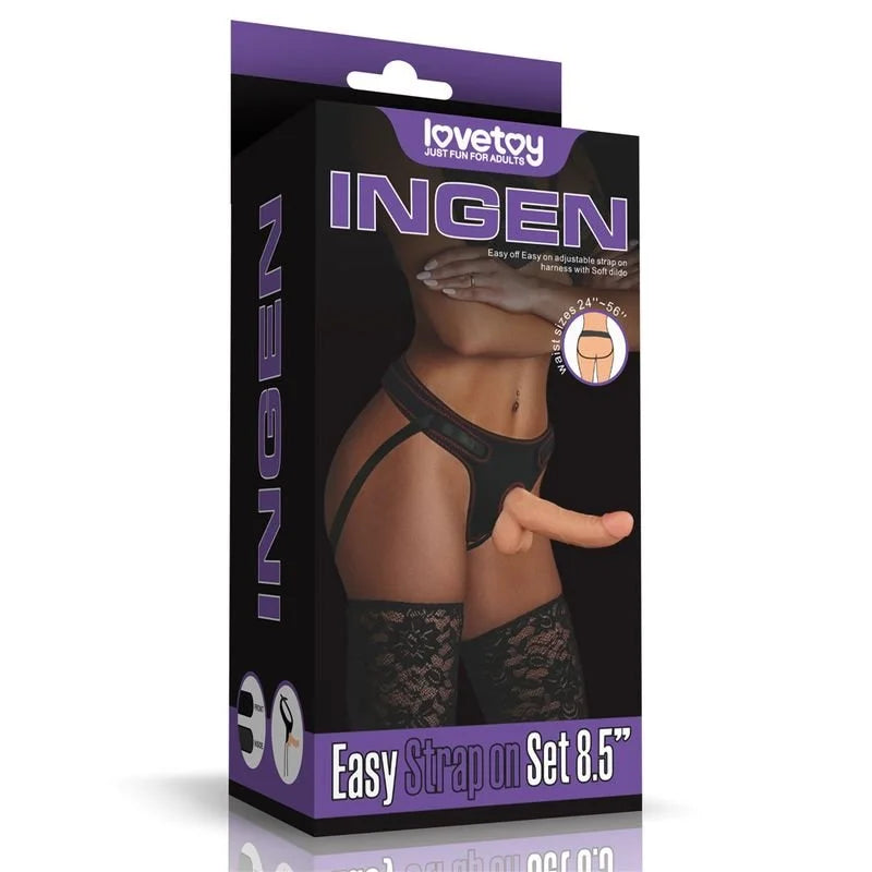 LoveToy Easy Strap On Set 8.5"