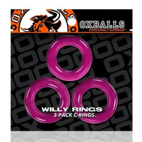OxBalls Willy Rings Hot Pink Cock Ring - Pink