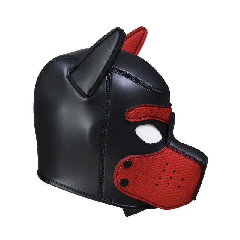 Daytona Puppy Play Mask - Red
