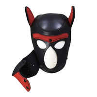 Daytona Puppy Play Mask - Red