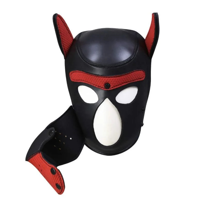 Daytona Puppy Play Mask - Red