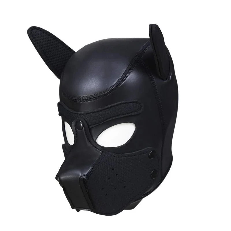 Daytona Puppy Play Mask -Black