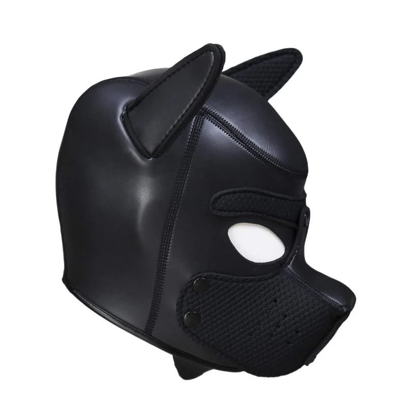 Daytona Puppy Play Mask -Black