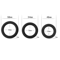 LoveToy Silicone 3 Piece Cock Ring Set