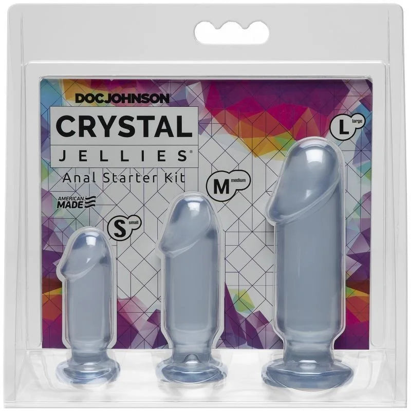 Crystal Jellies Anal Starter Kit - Clear