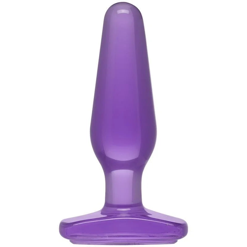Crystal Jellies Butt Plug Medium - Purple