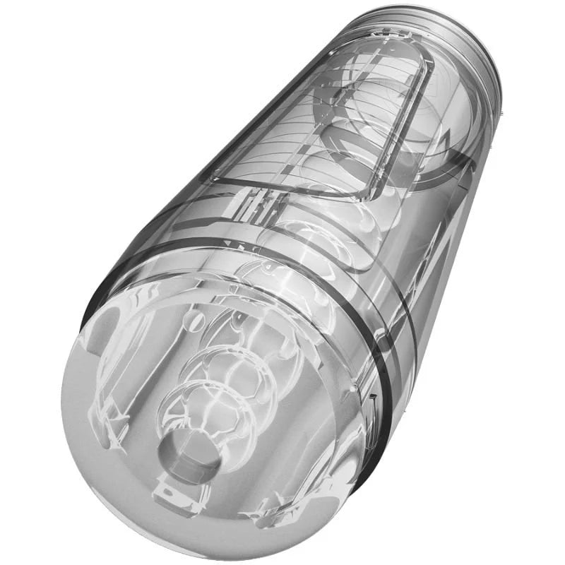 Doc Johnson Optix Crystal Masturbator Clear Masturbator