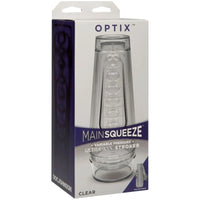Doc Johnson Optix Crystal Masturbator Clear Masturbator