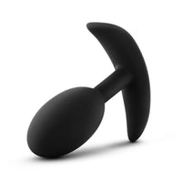 Anal Adventures Platinum Silicone Vibra Slim Plug - Medium