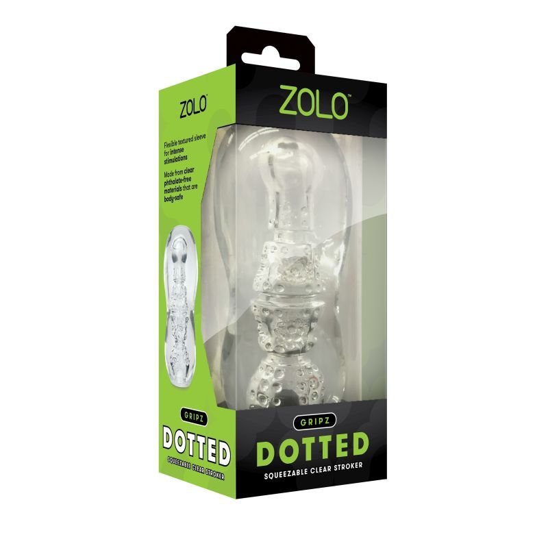 Zolo Gripz Dotted Masturbator